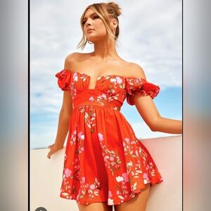 SAGE + PAIGE WOMEN'S SUN SEEKER MINI DRESS SIZE SMALL NWT